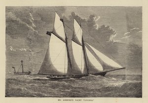 Lo yacht Livonia del signor Ashbury da Charles Ricketts
